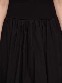 Women Source Unknown Dresses-Amal Drop Waist Racer Tank Dress, Black