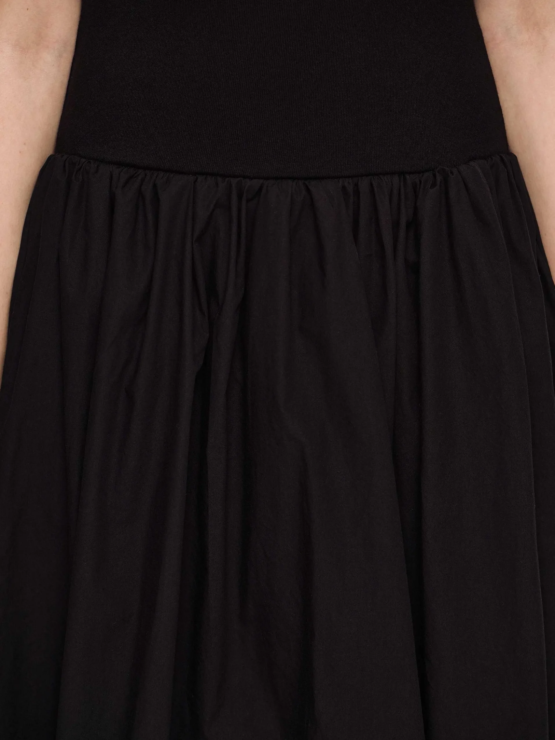 Women Source Unknown Dresses-Amal Drop Waist Racer Tank Dress, Black