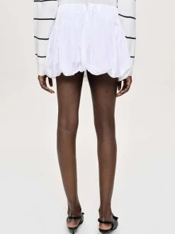 Women Source Unknown Bottoms-Balloon Miniskirt, White