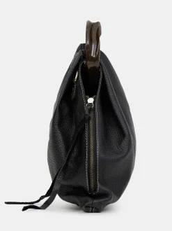 Women Source Unknown Shoes & Bags-Calfskin Triangle Tote, Black