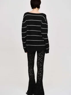 Women Source Unknown Accessories-Chantilly Lace Pants, Black
