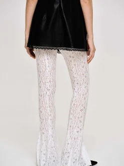 Women Source Unknown Accessories-Chantilly Lace Pants, White