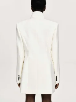Women Source Unknown Clothing-Corrin Wrap Blazer, Cream