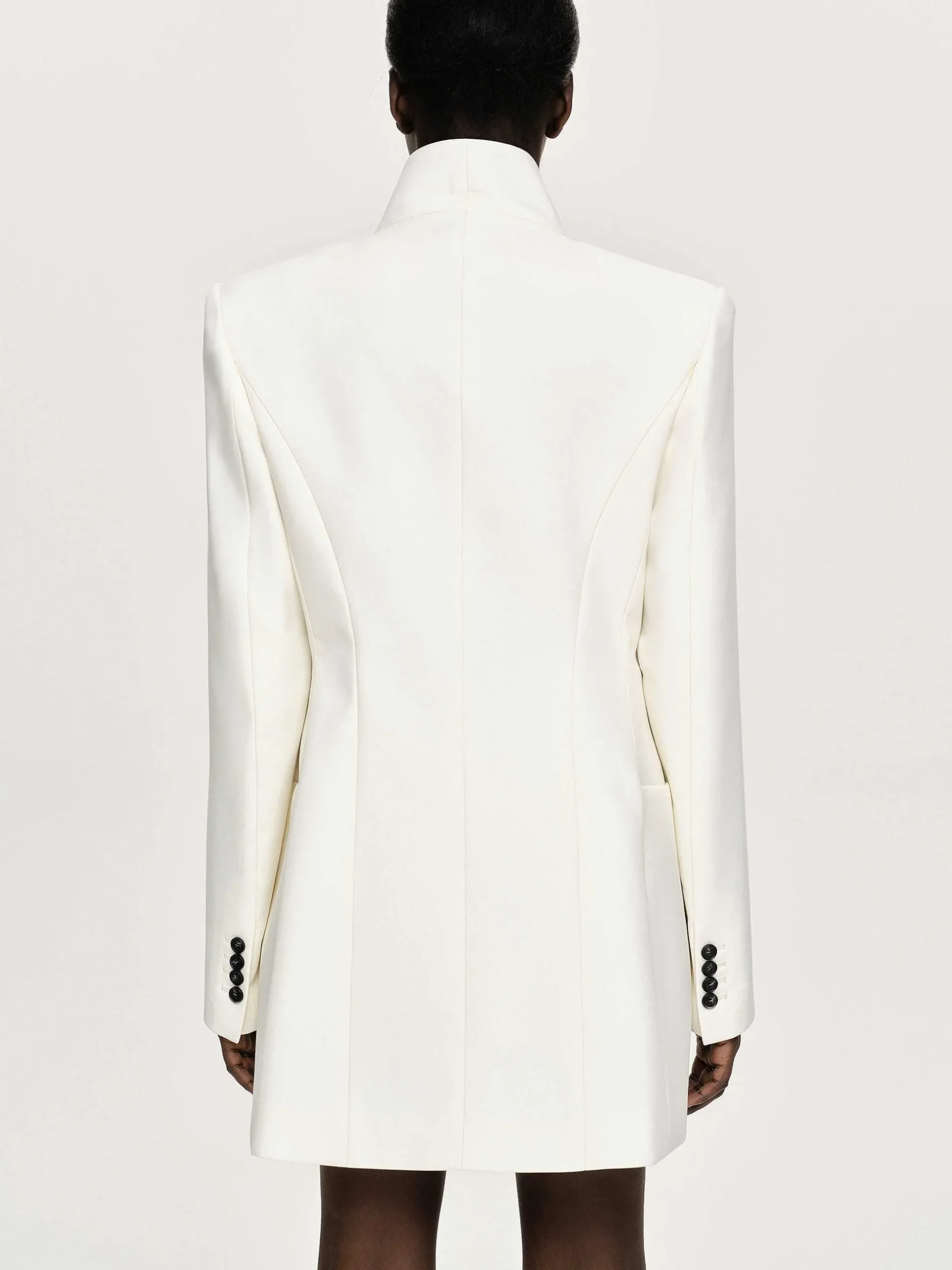 Women Source Unknown Clothing-Corrin Wrap Blazer, Cream