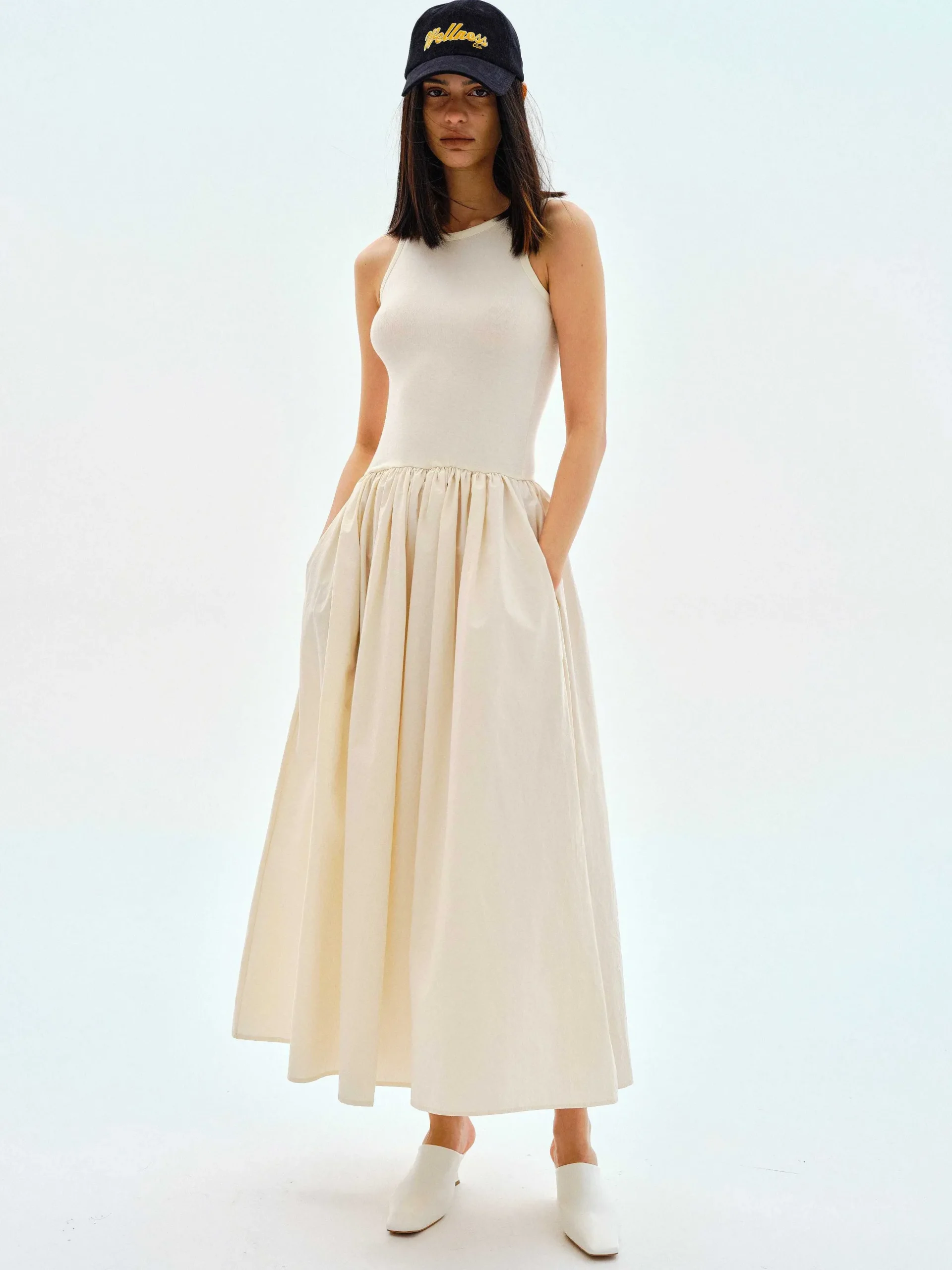 Women Source Unknown Dresses-Cotton Tank Dress,