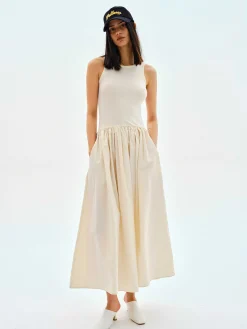 Women Source Unknown Clothing-Cotton Tank Dress,