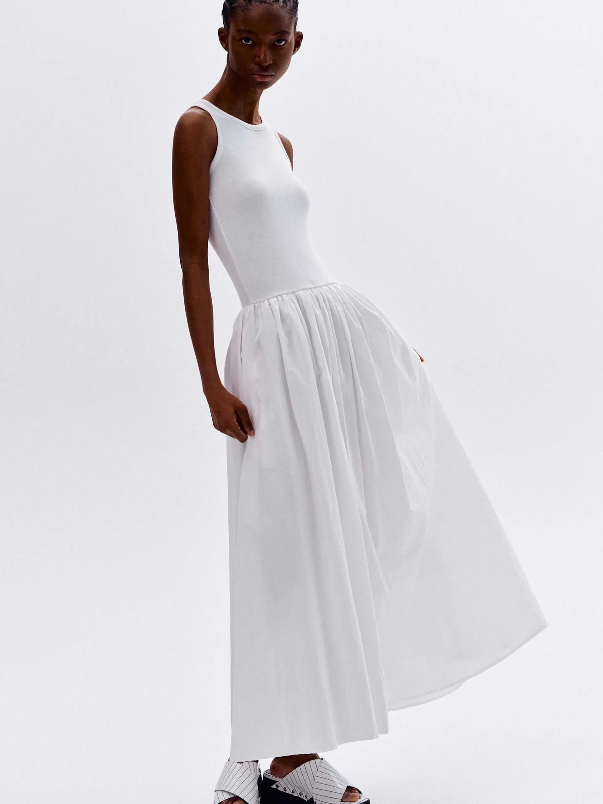 Women Source Unknown Accessories-Cotton Tank Dress,