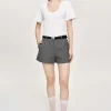 Women Source Unknown Accessories-Deep U T-Shirt, White
