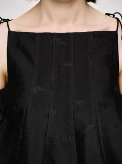 Women Source Unknown Clothing-Extra Cropped Camisole, Black