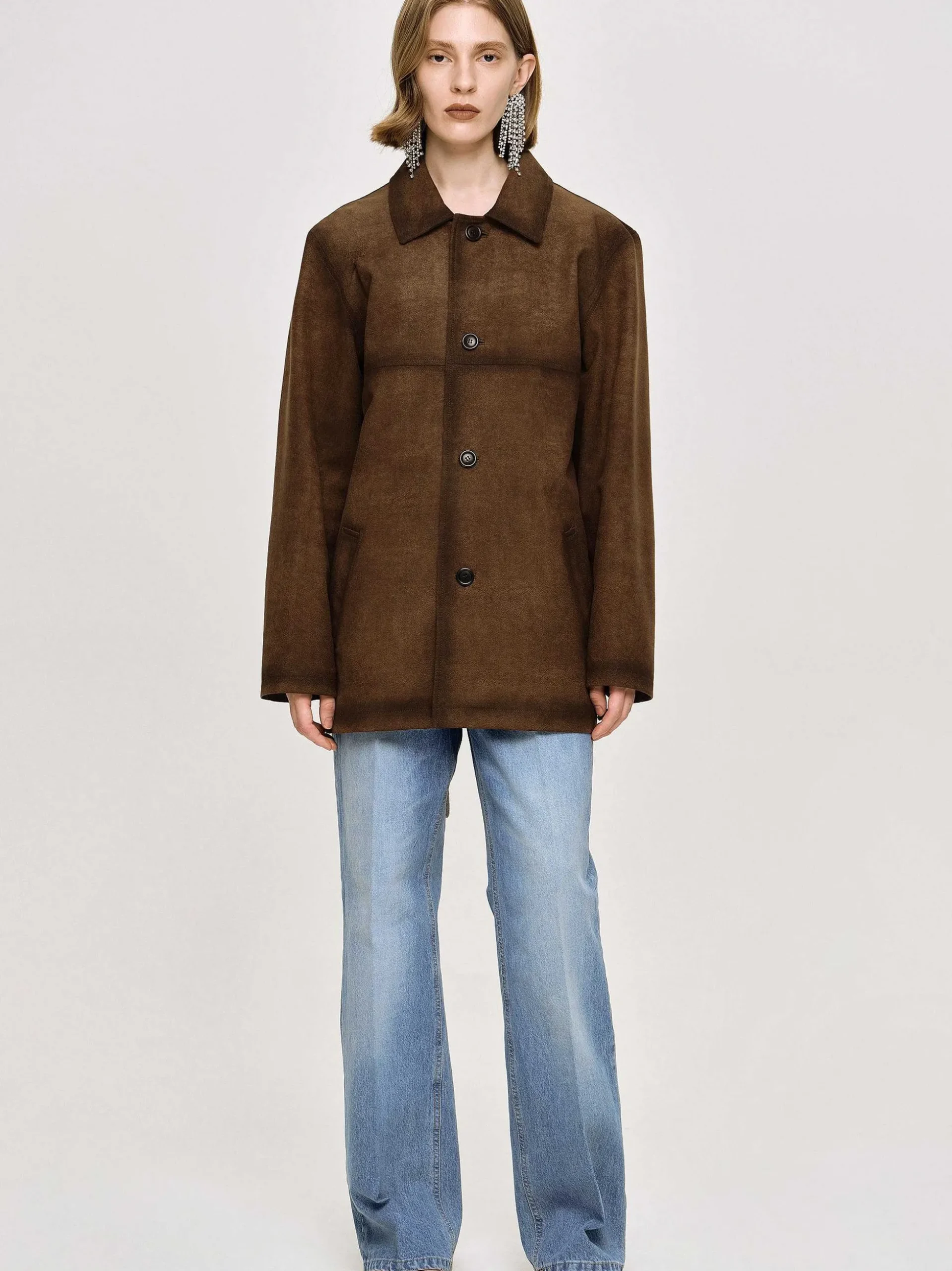 Women Source Unknown Accessories-Faded Sponge Jacket, Kobicha