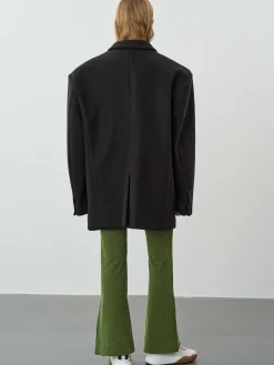 Women Source Unknown Accessories-Hayk Oversized Boyfriend Blazer, Black