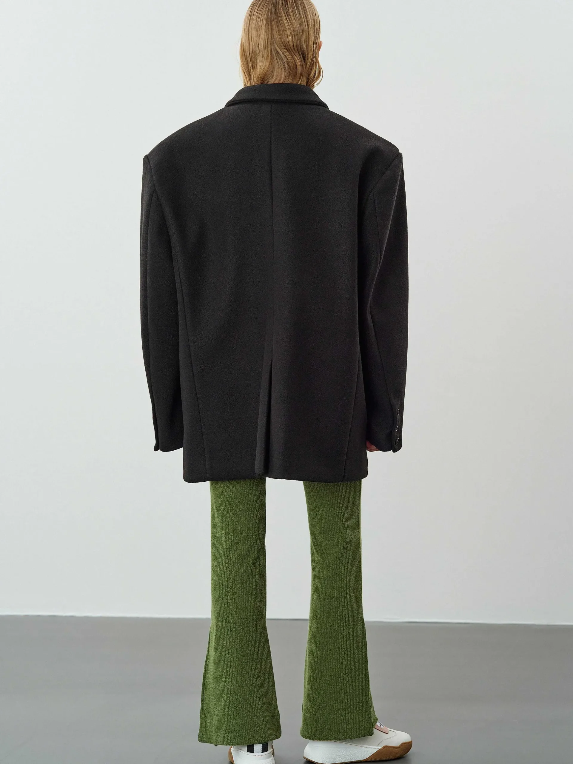 Women Source Unknown Accessories-Hayk Oversized Boyfriend Blazer, Black