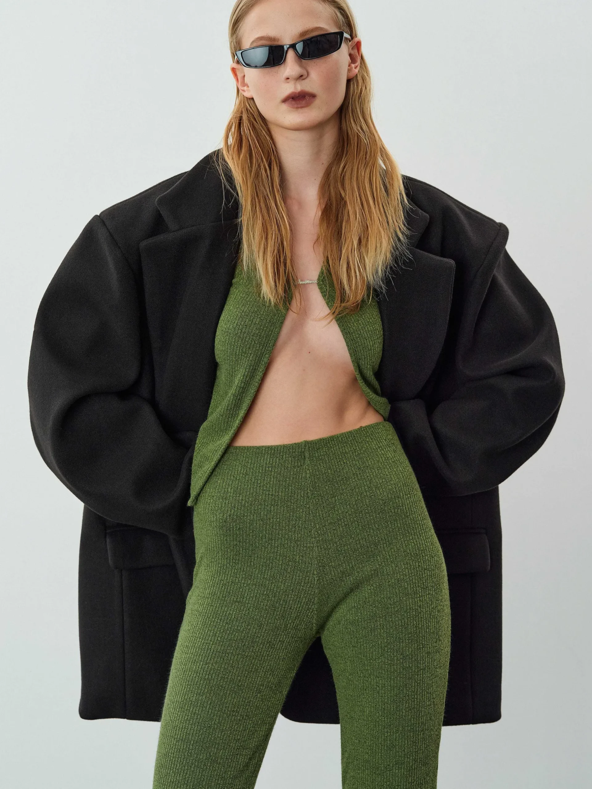 Women Source Unknown Accessories-Hayk Oversized Boyfriend Blazer, Black