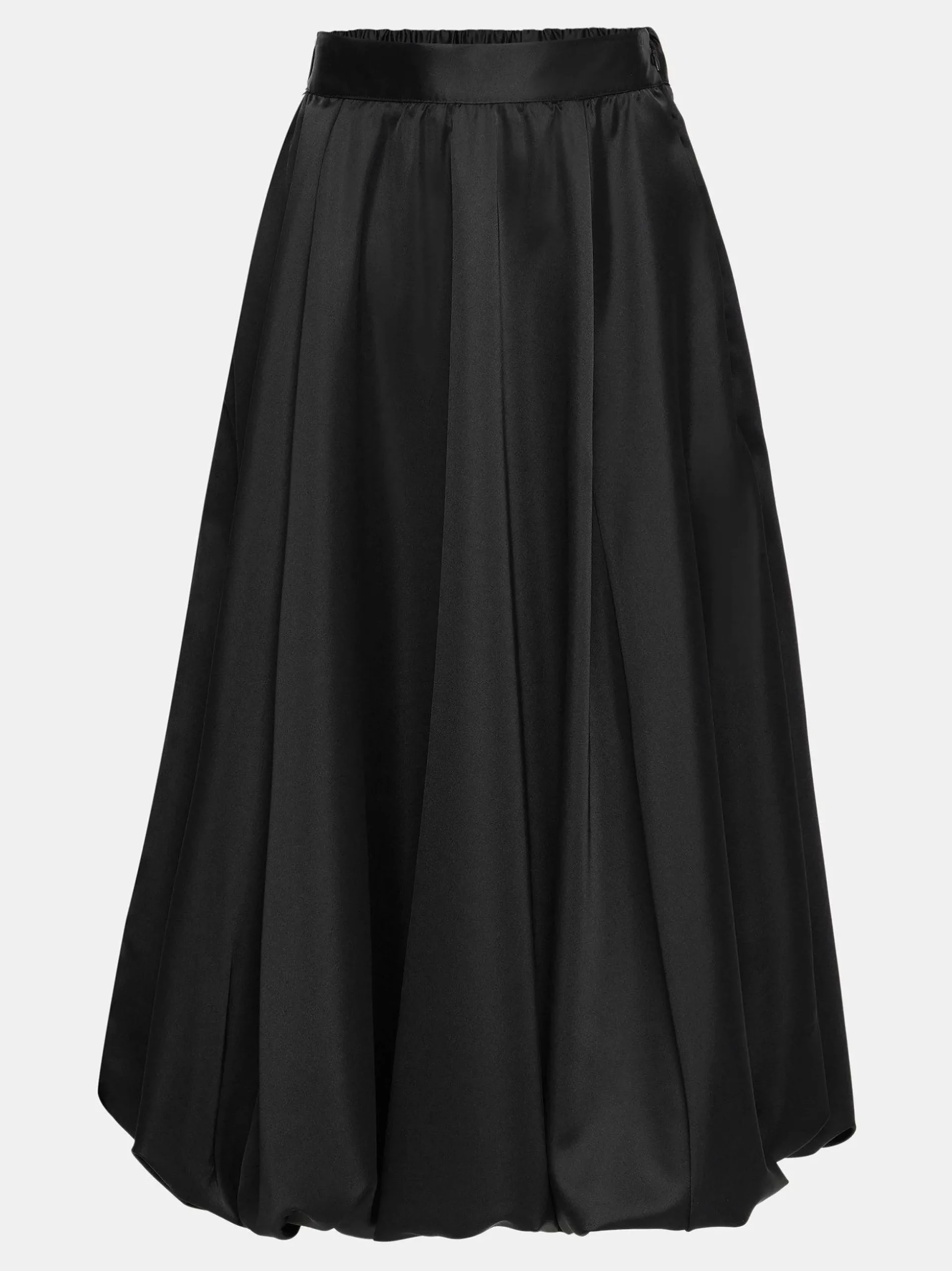 Women Source Unknown Clothing-Kaleido Puffball Skirt, Black