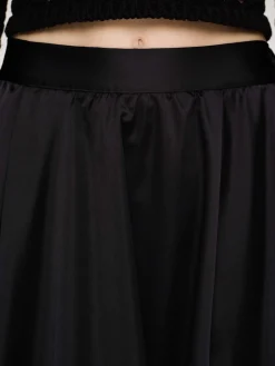 Women Source Unknown Clothing-Kaleido Puffball Skirt, Black