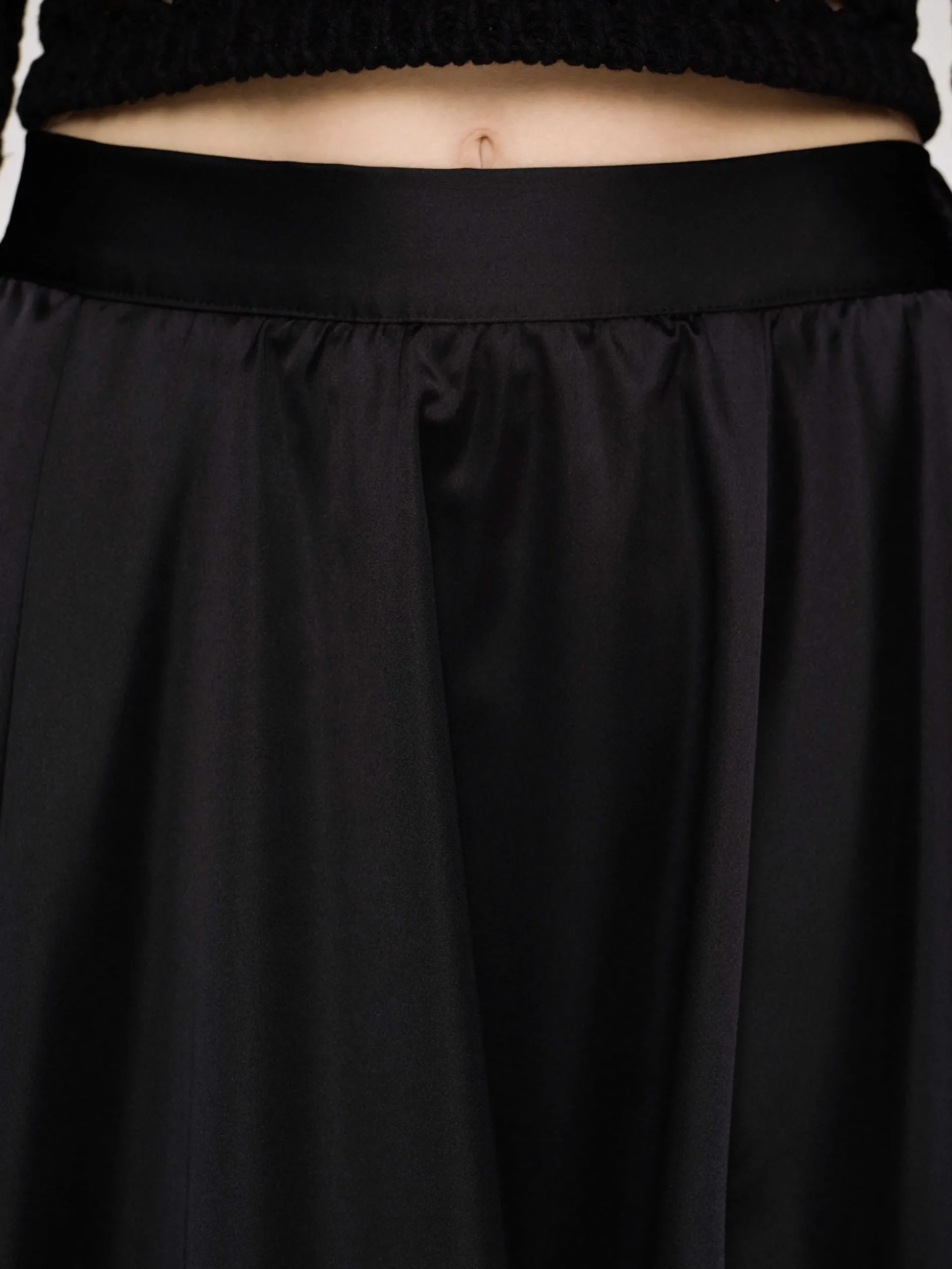 Women Source Unknown Clothing-Kaleido Puffball Skirt, Black