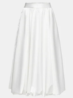 Women Source Unknown Clothing-Kaleido Puffball Skirt, White
