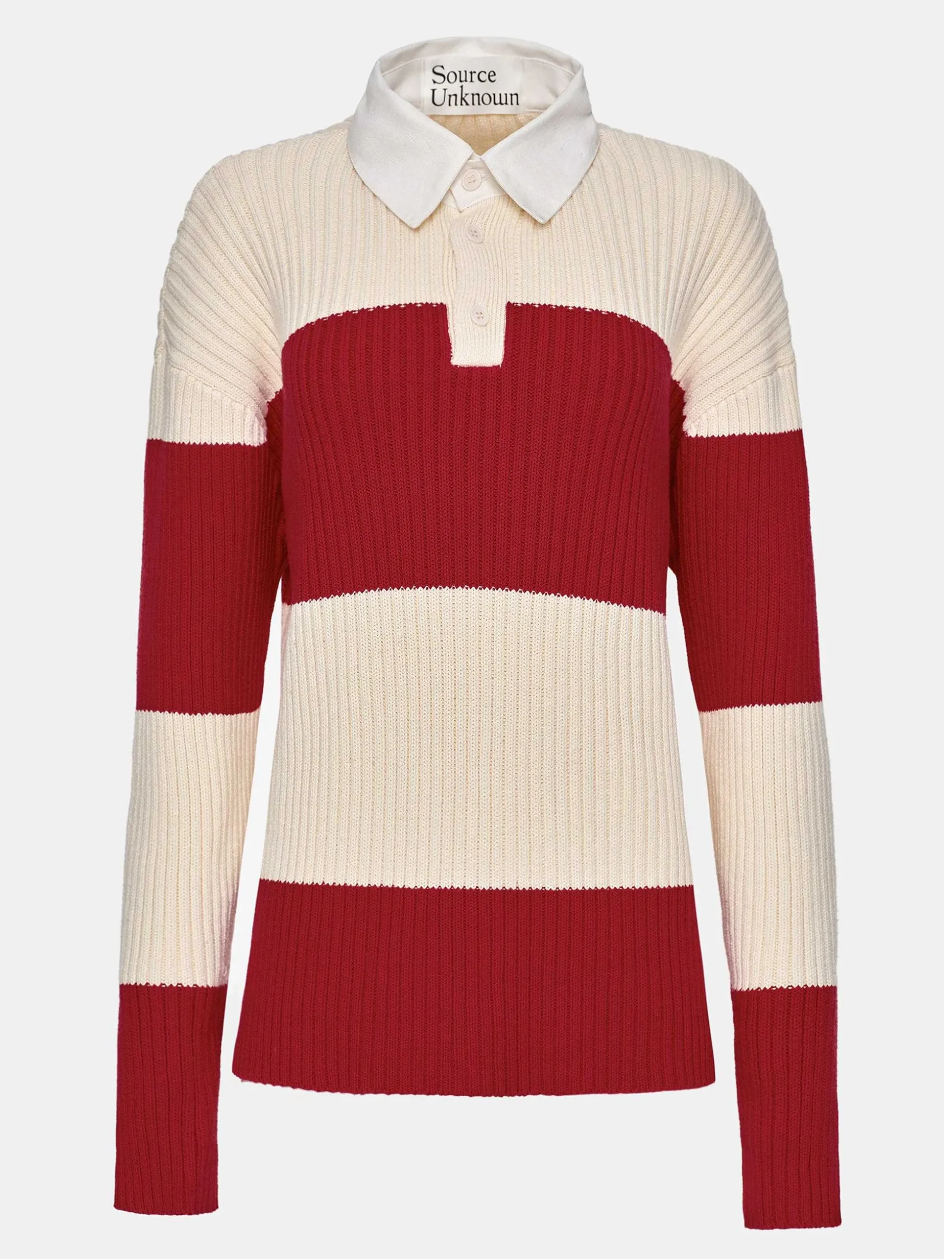 Women Source Unknown Accessories-Matias Oversized Knit Polo, Red