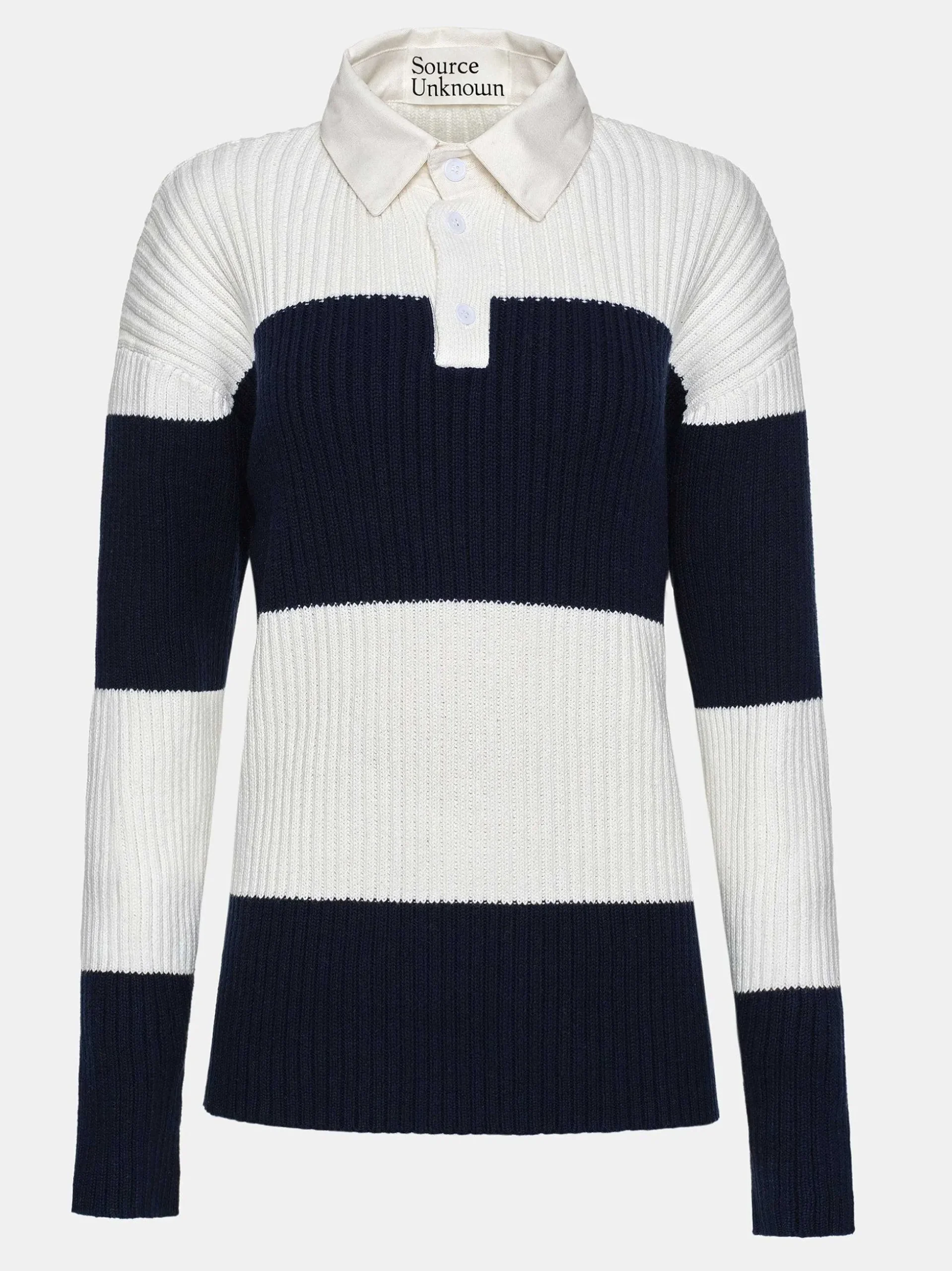 Women Source Unknown Accessories-Matias Oversized Knit Polo, Navy