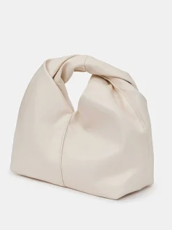 Women Source Unknown Clothing-Mini Twist Bag, Ivory