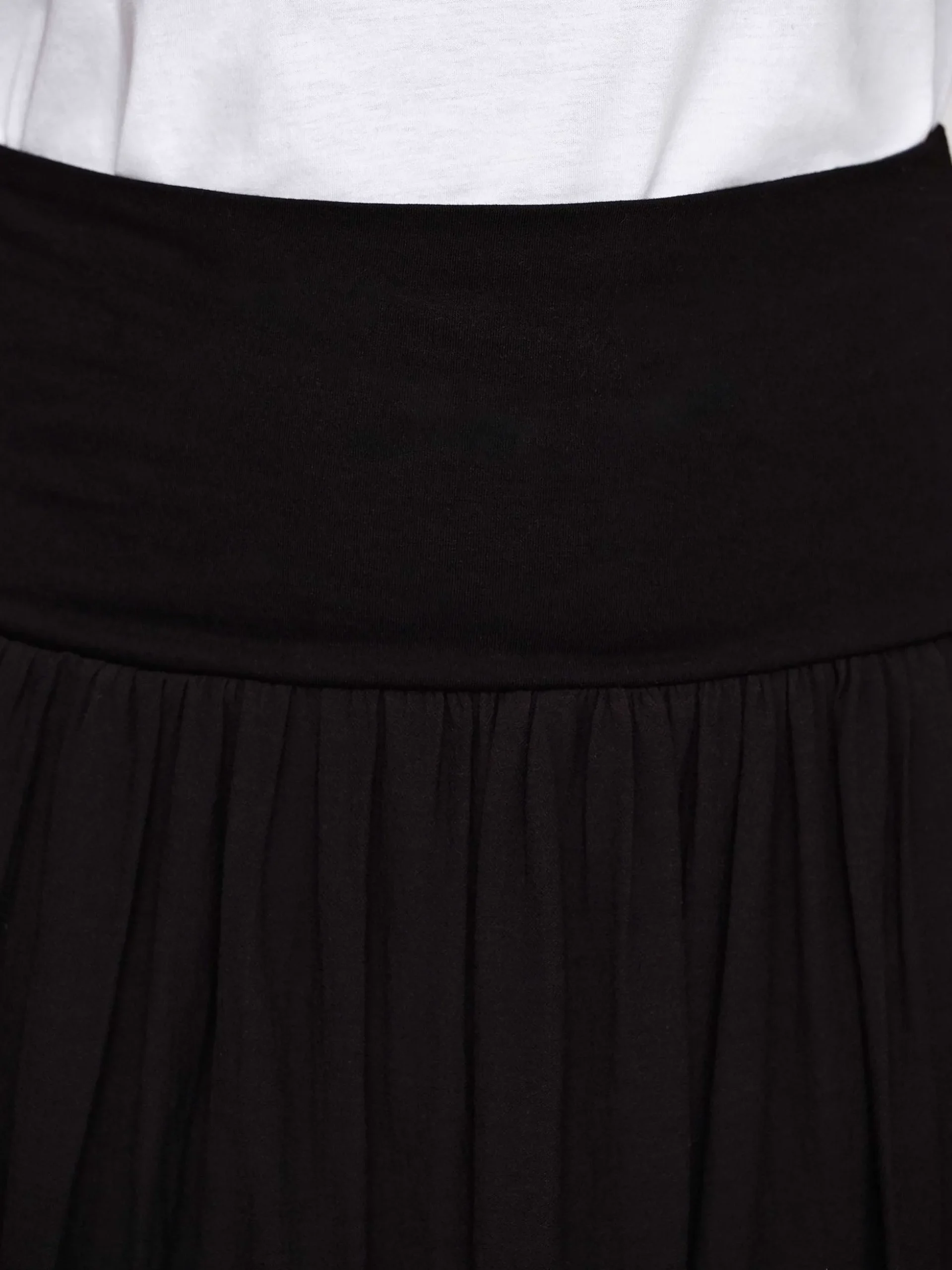 Women Source Unknown Clothing-Ocelia Drop Waist Maxi Skirt, Black