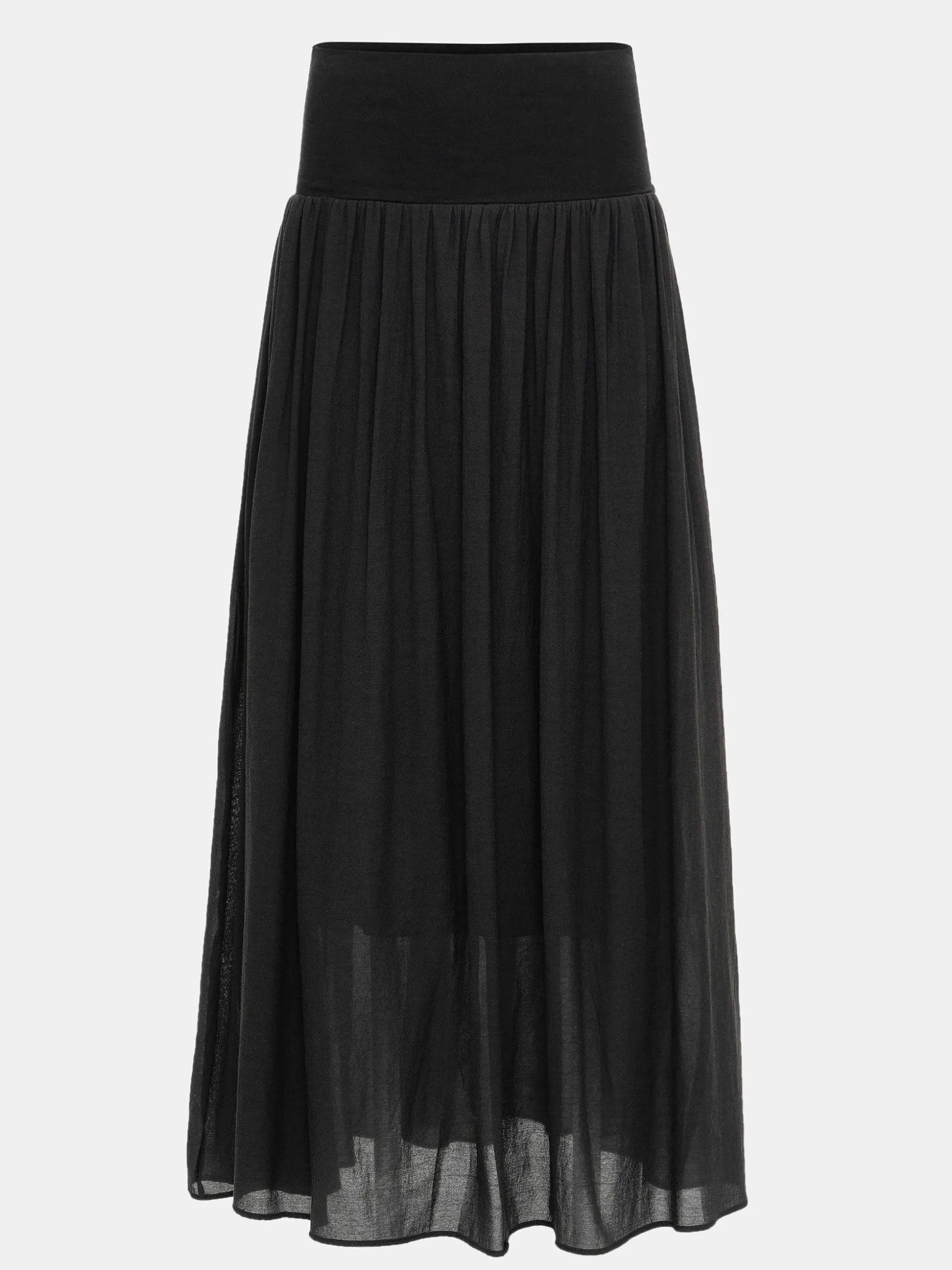 Women Source Unknown Clothing-Ocelia Drop Waist Maxi Skirt, Black