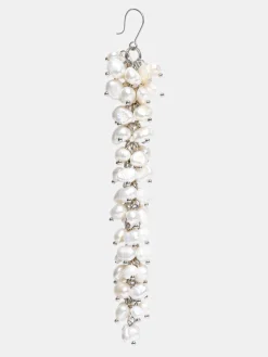 Women Source Unknown Clothing-Pearl Drop Earrings, White