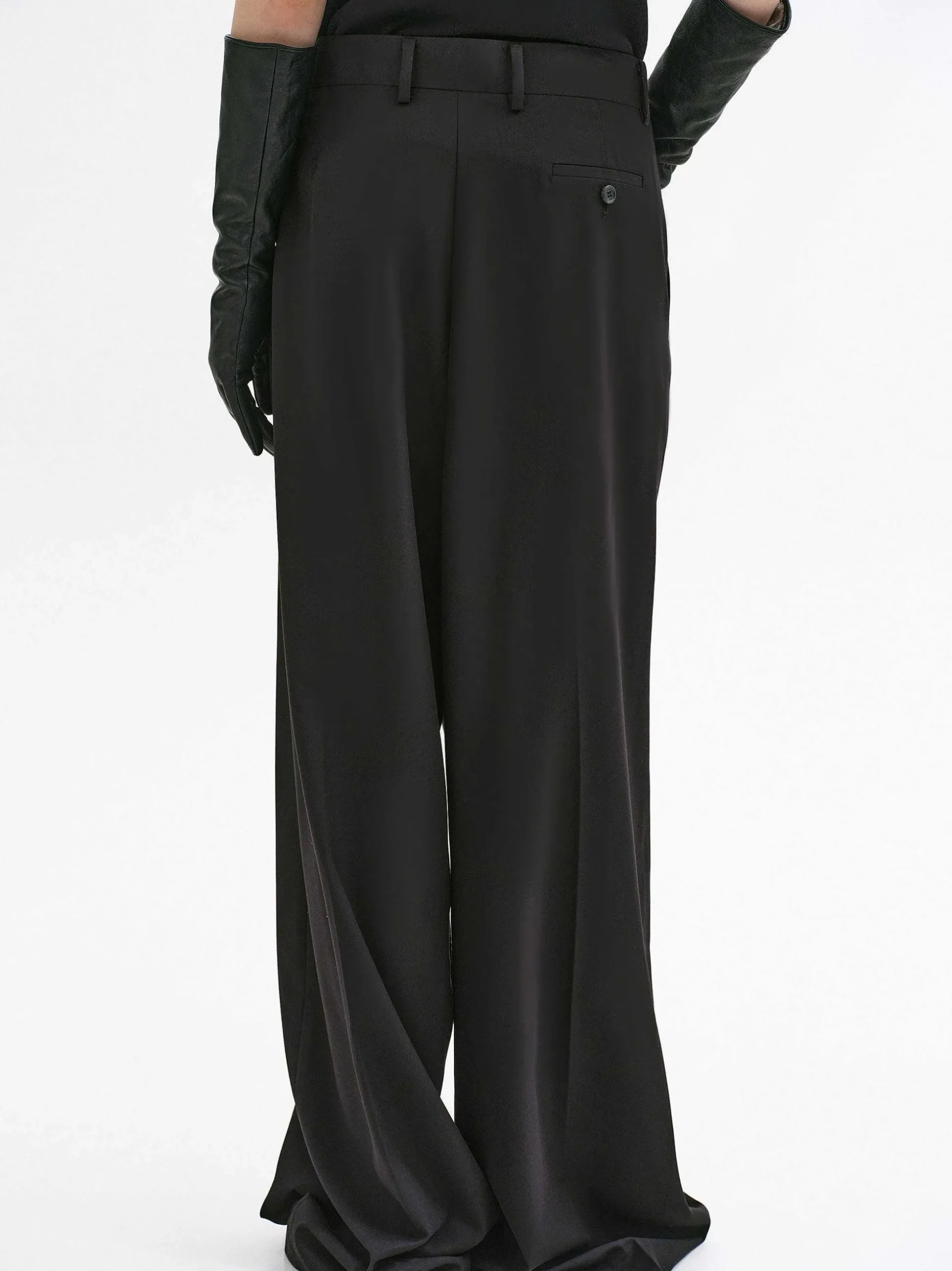 Women Source Unknown Clothing-Rennert Criss Cross Trousers, Black