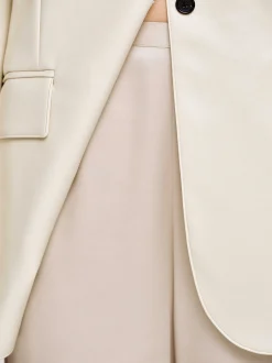 Women Source Unknown Accessories-Satin-Crepe Pants, Champagne