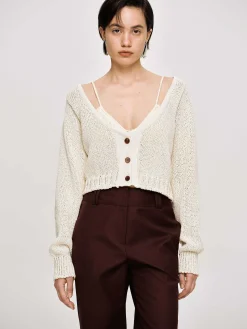 Women Source Unknown Knitwear-Scoop Neck Knit, Almond