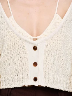 Women Source Unknown Knitwear-Scoop Neck Knit, Almond