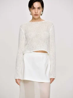 Women Source Unknown Co-Ords-Semi-Sheer Knit, Birch