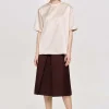 Women Source Unknown Accessories-Silky Satin T-Shirt, Pink