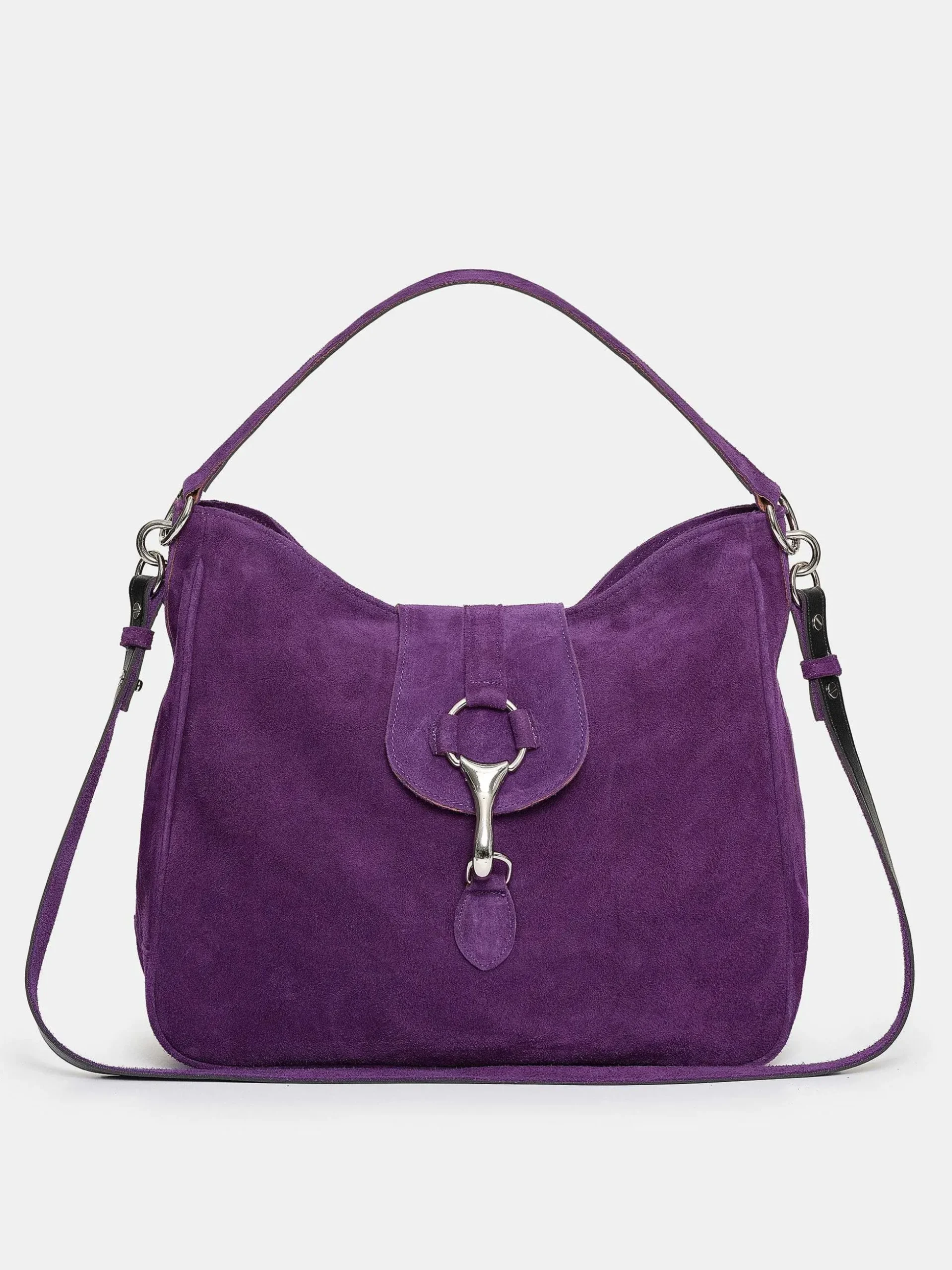 Women Source Unknown Shoes & Bags-Suede Hobo Bag, Plum