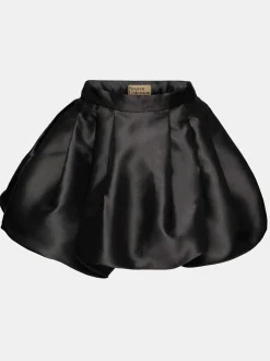 Women Source Unknown Clothing-Suki Bubble Hem Miniskirt, Black