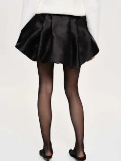 Women Source Unknown Clothing-Suki Bubble Hem Miniskirt, Black