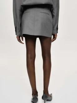Women Source Unknown Co-Ords-Tailored Miniskirt, Dove