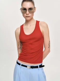 Women Source Unknown Accessories-Tancel Tank Top, Red