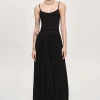 Women Source Unknown Accessories-Tulle Slip Dress, Black