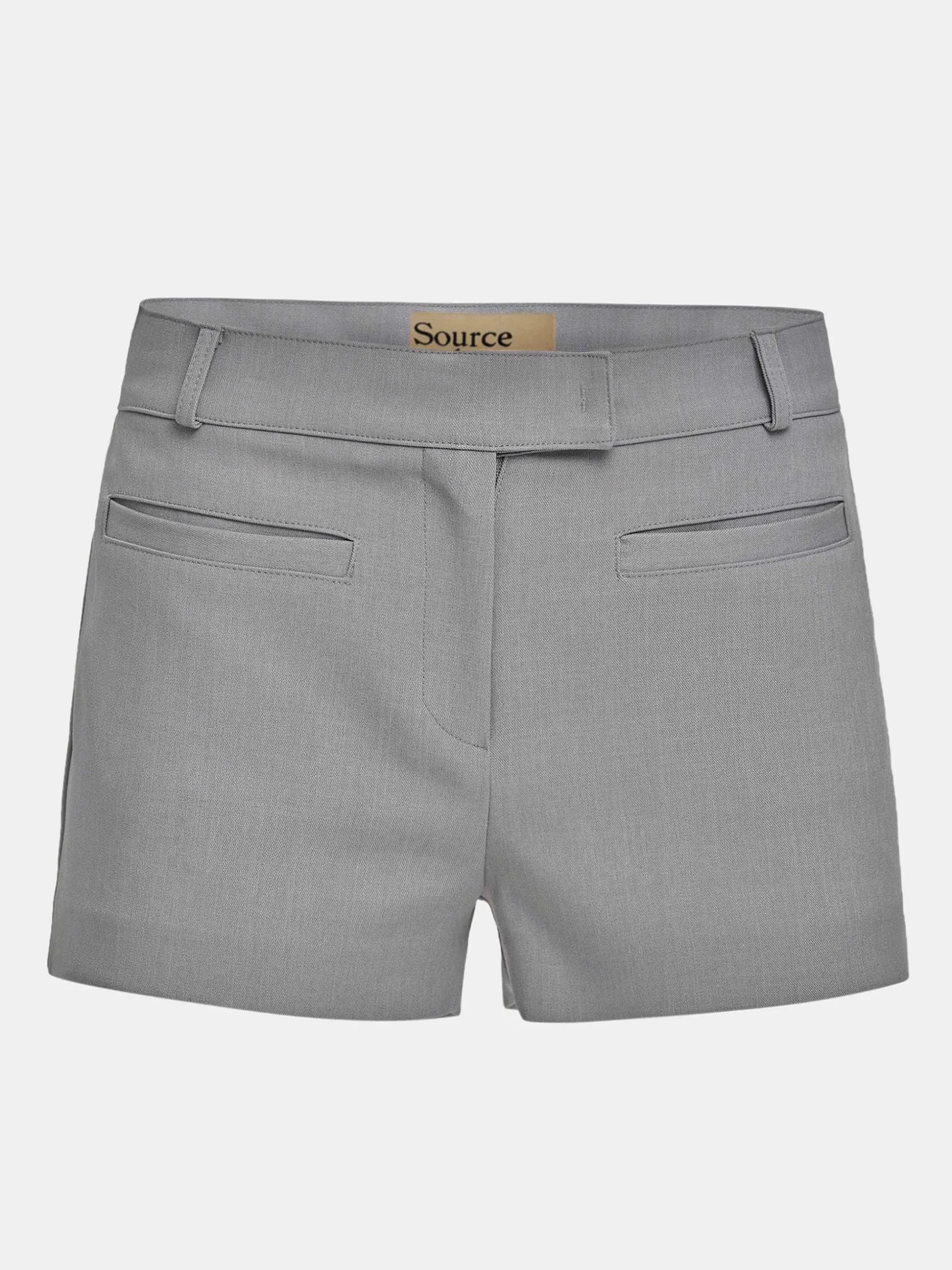 Women Source Unknown Clothing-Ulna Welt Pocket Shorts, Grey