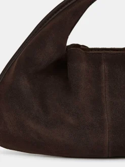 Women Source Unknown Clothing-Vida Suede Mini Tote Bag, Cocoa