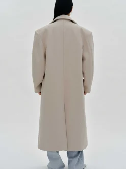Women Source Unknown Outerwear-Wallis Oversized Grandpa Coat, Beige