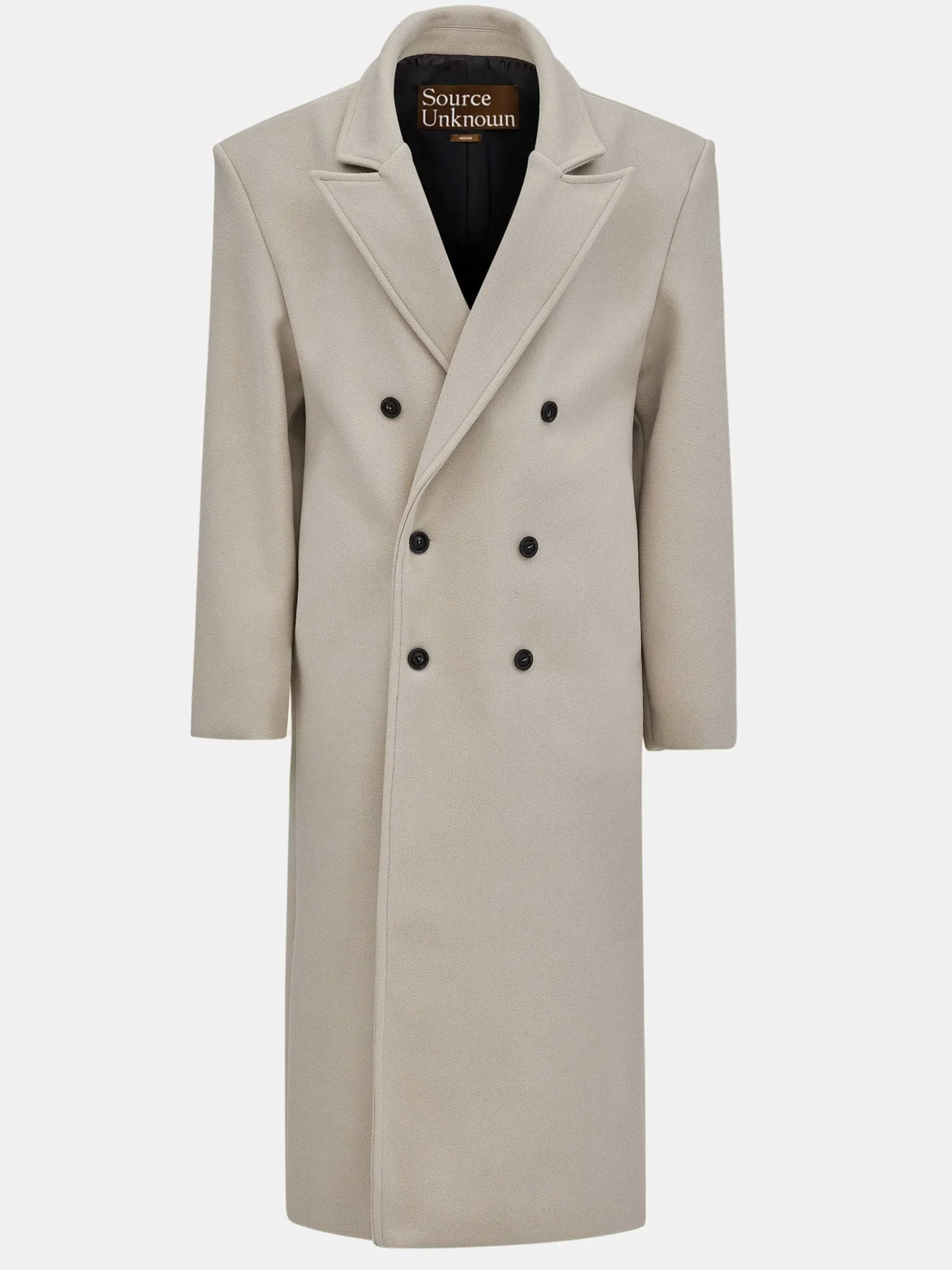 Women Source Unknown Outerwear-Wallis Oversized Grandpa Coat, Beige