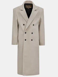Women Source Unknown Clothing-Wallis Oversized Grandpa Coat, Beige