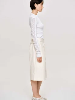 Women Source Unknown Bottoms-Wrapped Cotton Shorts, Almond