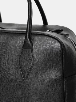 Women Source Unknown Clothing-Xlarge Weekender Faux-Leather Bag, Black